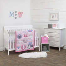Cute girl sales crib bedding sets